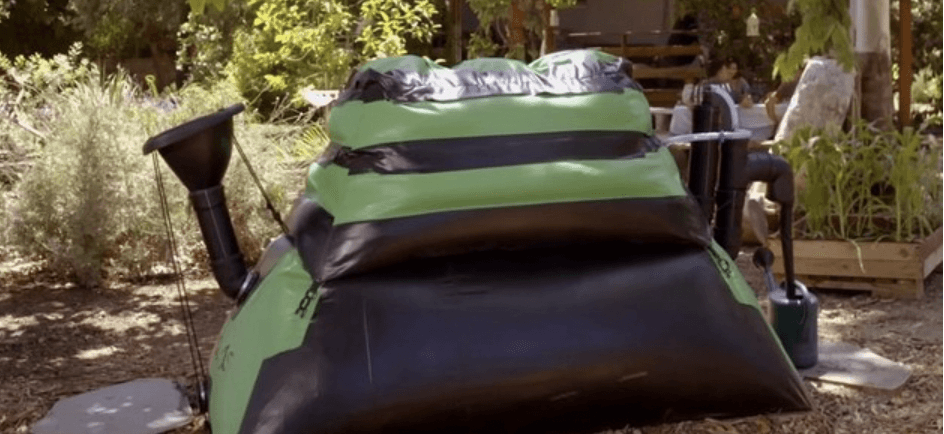 Created a simple device for processing food waste into gas