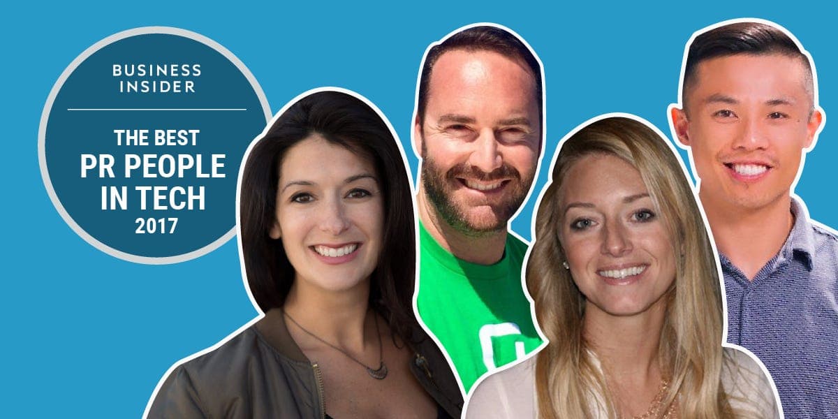 The 51 best public-relations people in the tech industry in 2017