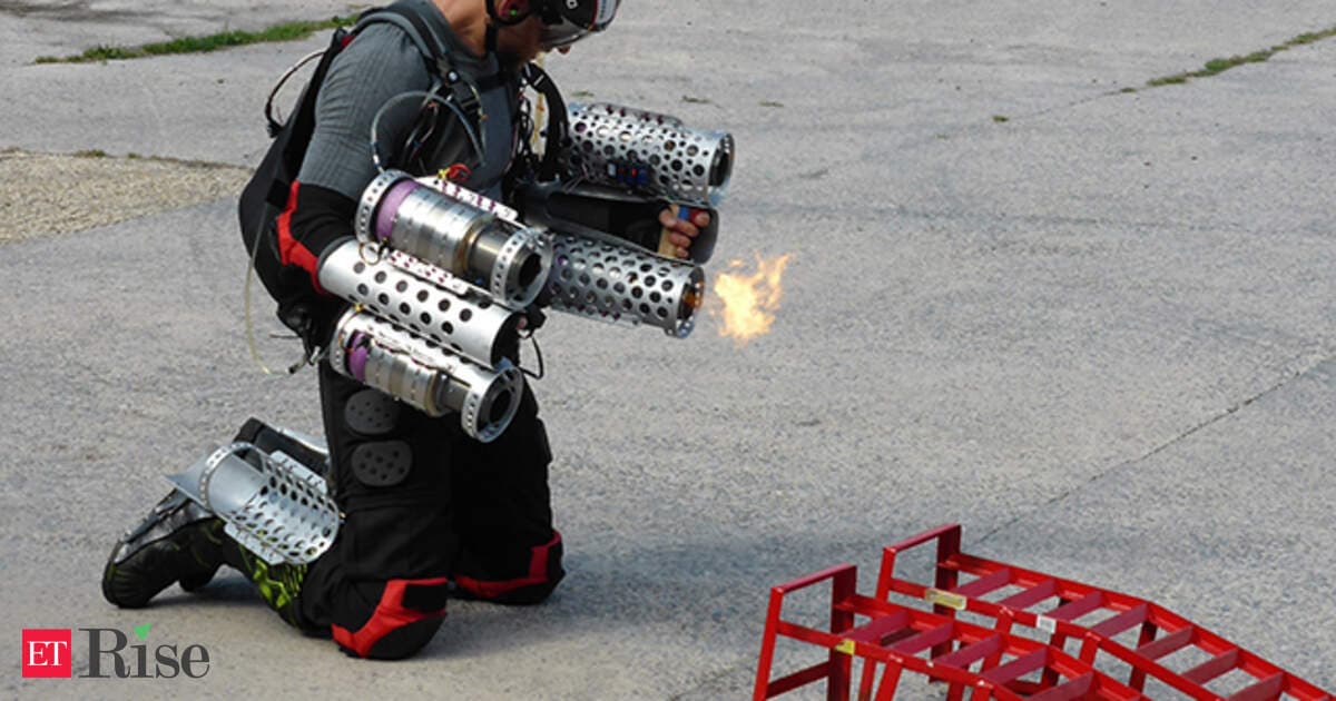 This real-life Iron Man invented a flying suit so that you can fly like Tony Stark