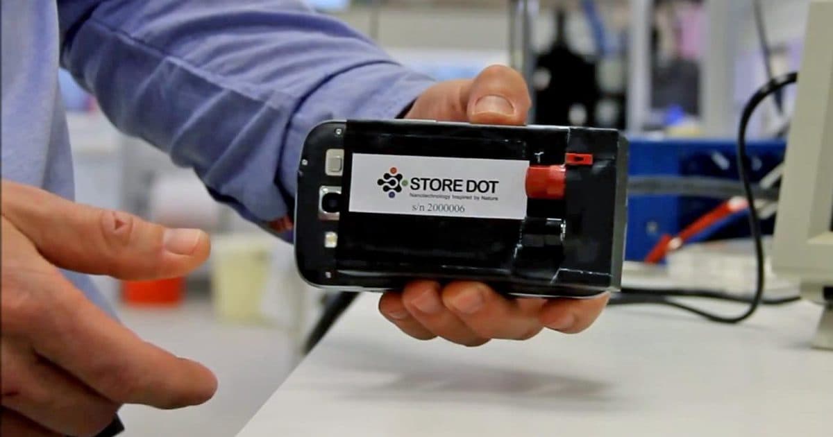 StoreDot’s next-gen smartphone batteries go from zero to charged in 30 seconds